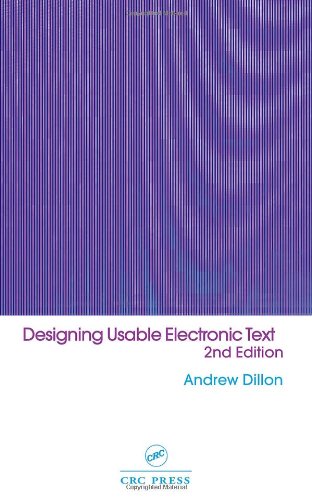 Designing Usable Electronic Text 2nd Andrew Dillon