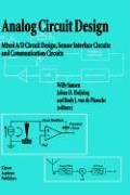 Analog Circuit Design Most Rf Circuits Sigmadelta Converters And Translinear Circuits 1st Edition Willy M C Sansen
