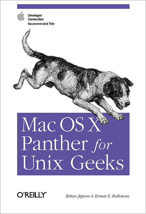 Mac Os X Panther For Unix Geeks 2nd Edition Brian Jepson Ernest E Rothman