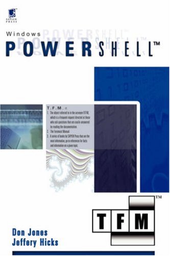 Microsoft Windows Powershell Tfm 1st Don Jones Jeffery Hicks