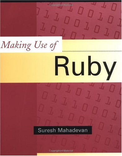 Making Use Of Ruby Suresh Mahadevan