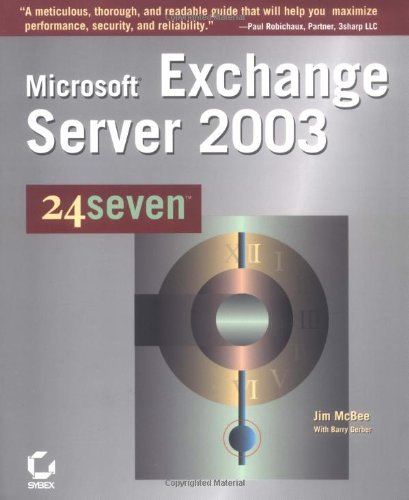 Microsoft Exchange Server 2003 1st Edition Jim Mcbee Sybex Barry Gerber