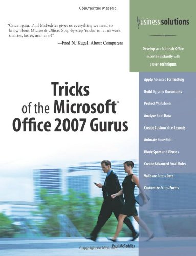 Tricks Of The Microsoft Office 2007 Gurus 2nd Paul Mcfedries