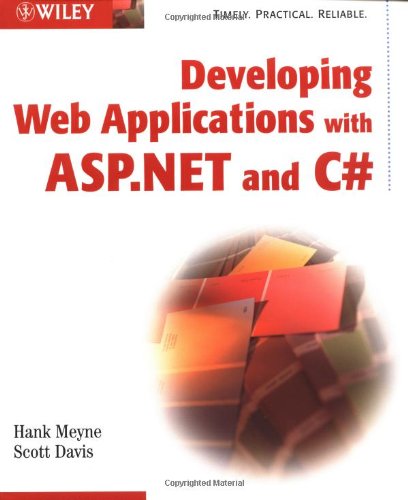 Developing Web Applications With Aspnet And C 1st Edition Hank Meyne