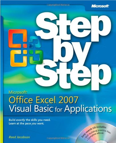 Microsoft Office Excel 2007 Visual Basic For Applications Step By Step Bpgstep By Step Reed Jacobson
