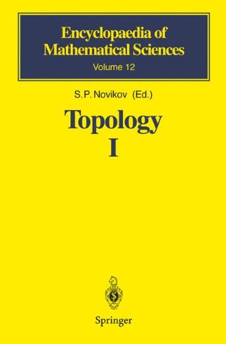 Topology I 1st Edition Sp Novikov Sp Novikov B Botvinnik