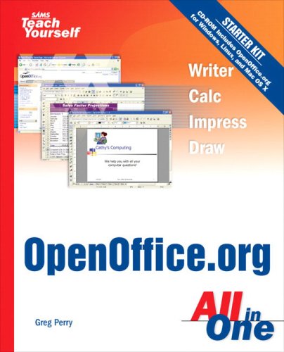 Sams Teach Yourself Openofficeorg All In One Greg Perry