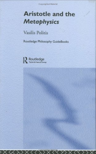 Aristotle And The Metaphysics 1st Edition Vasilis Politis