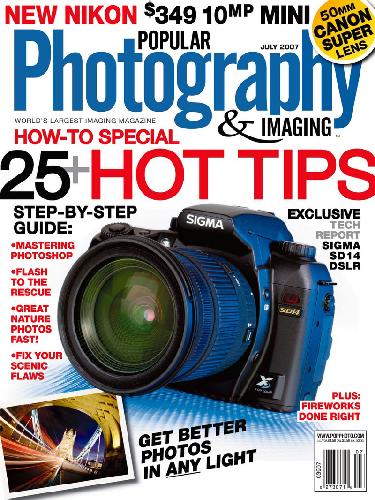 Popular Photography And Imaging July 2007 Editors Of Popular Photo Imaging Magazine