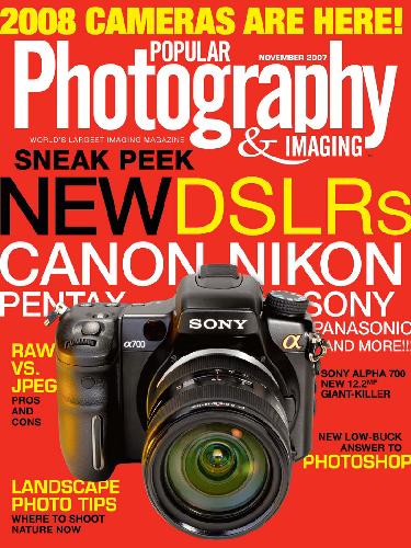 Popular Photography And Imaging November 2007 Editors Of Popular Photography Imaging