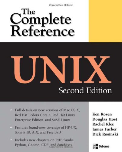 Unix The Complete Reference 2nd Edition Kenneth Rosen Douglas Host