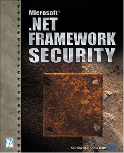 Microsoft Net Framework Security 1st Edition Roopendra Jeet Sandhu