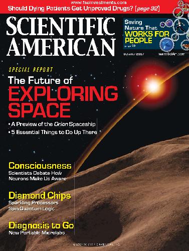 Scientific American October 2007 Scientific American Magazineoctober 2007 Issuespecial Report The Future Of Exploring Space A Preview Of The Orion Spaceship