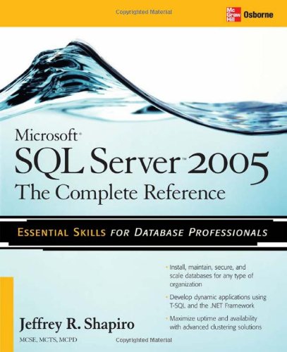 Microsoft Sql Server 2005 The Complete Reference 2nd Edition Jeffrey Shapiro