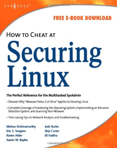 How To Cheat At Securing Linux Pappsc James Stanger