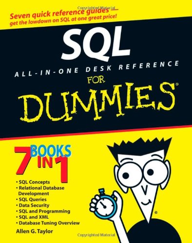 Sql Allinone Desk Reference For Dummies Allen G Taylor