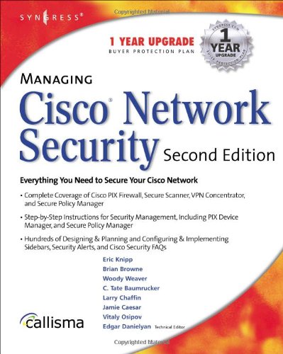 Managing Cisco Network Security 2nd Edition Sean Thurston