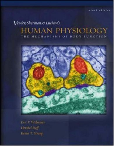 Mp Vander Et Als Human Physiology 9th Edition Eric P Widmaier