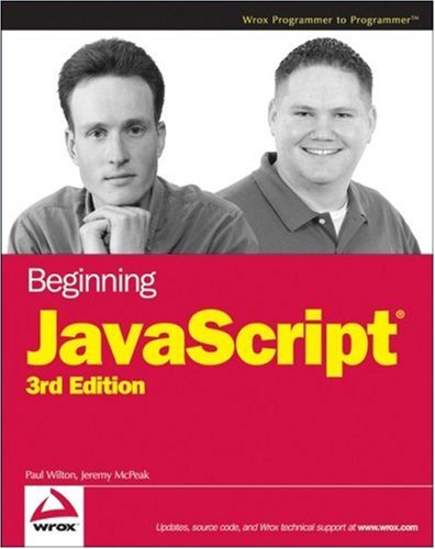 Beginning Javascript 3rd Ed Paul Wilton Jeremy Mcpeak