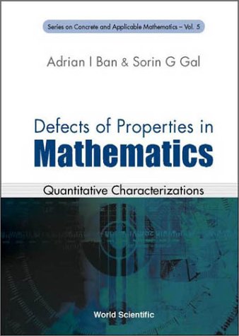 Defects Of Properties In Mathematics Quantitative Characterizations 1st Adrian I Ban