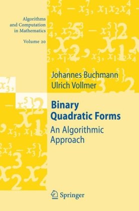 Binary Quadratic Forms An Algorithmic Approach 1st Edition Johannes Buchmann