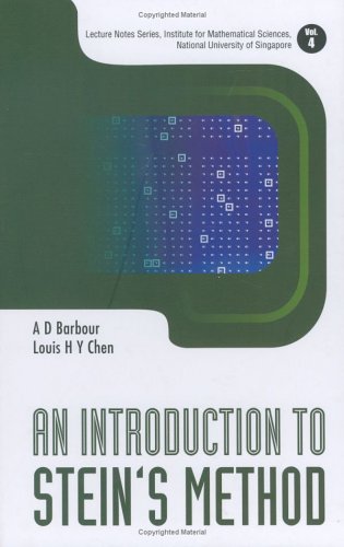 An Introduction To Steins Method A D Barbour Louis H Y Chen