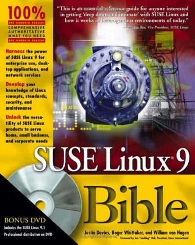 Suse Linux 9 Bible Papdvd Justin Davies Roger Whittaker William Von Hagen