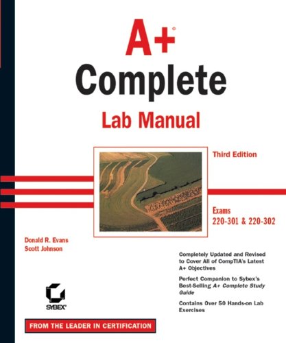 A Complete Lab Manual 3rd Edition Donald R Evans Scott Johnson