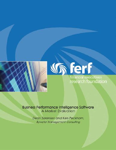 Business Performance Intelligence Software Financial Executives Research Foundation
