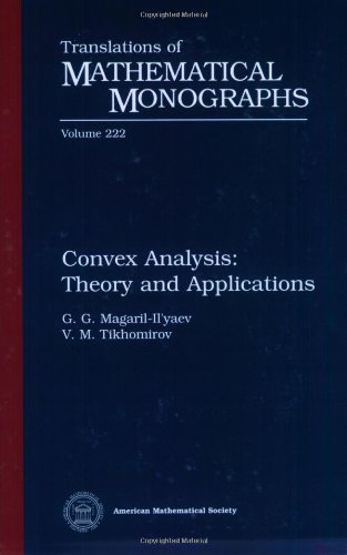Convex Analysis Theory And Applications G G Magarililyaev