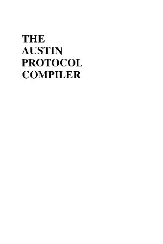 The Austin Protocol Compiler Mcguire Tm Gouda Mg