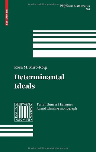 Determinantal Ideals 1st Edition Rosa M Miróroig Auth