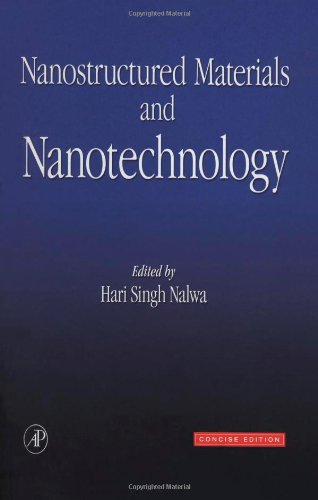 Nanostructured Materials And Nanotechnology 1st Hari Singh Nalwa