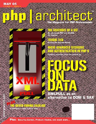 Phparchitect May 2005 Paige Editorinchief Rense