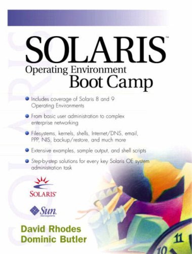 Solaris Operating Environment Boot Camp David Rhodes Dominic Butler
