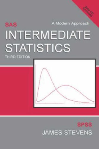 Intermediate Statistics A Modern Approach 3rd Edition James P Stevens