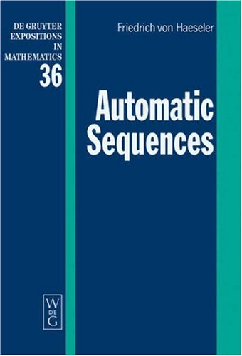 Automatic Sequences Friedrich Von Haeseler