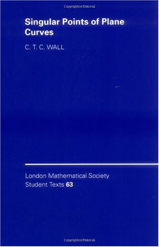 Singular Points Of Plane Curves C T C Wall