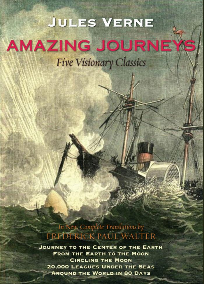 Amazing Journeys 5 Books Verne Jules Walter P F Translator