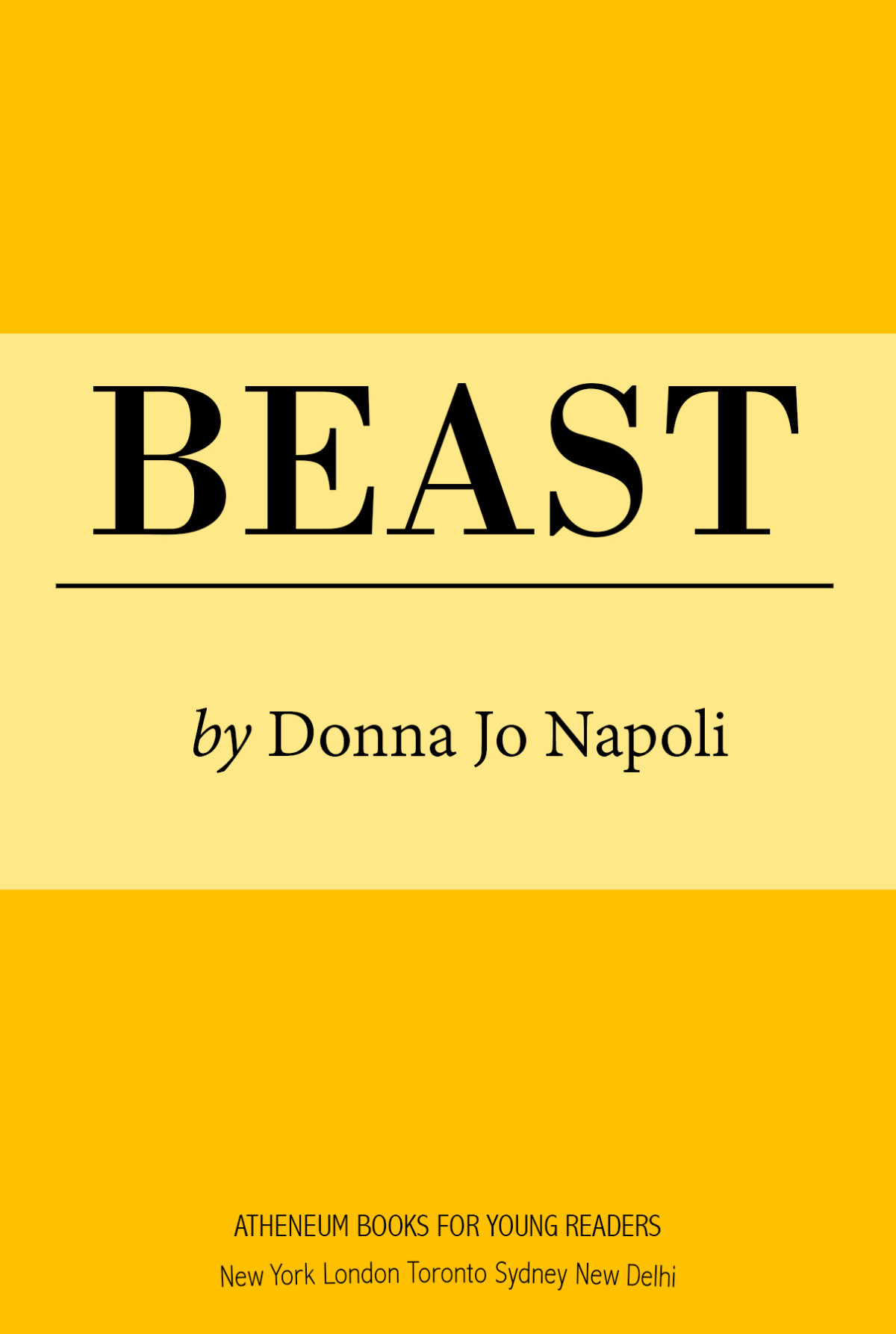 Beast Donna Jo Napoli
