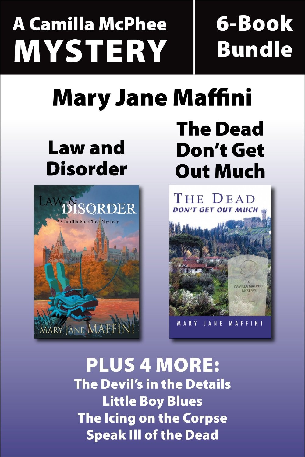 Camilla Macphee 6 Book Bundle Mary Jane Maffini