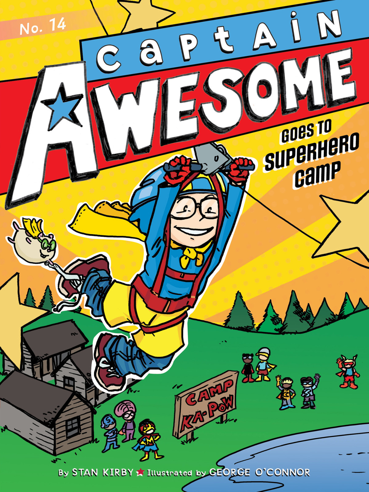 Captain Awesome Goes To Superhero Camp Illustrated Kirby Stan