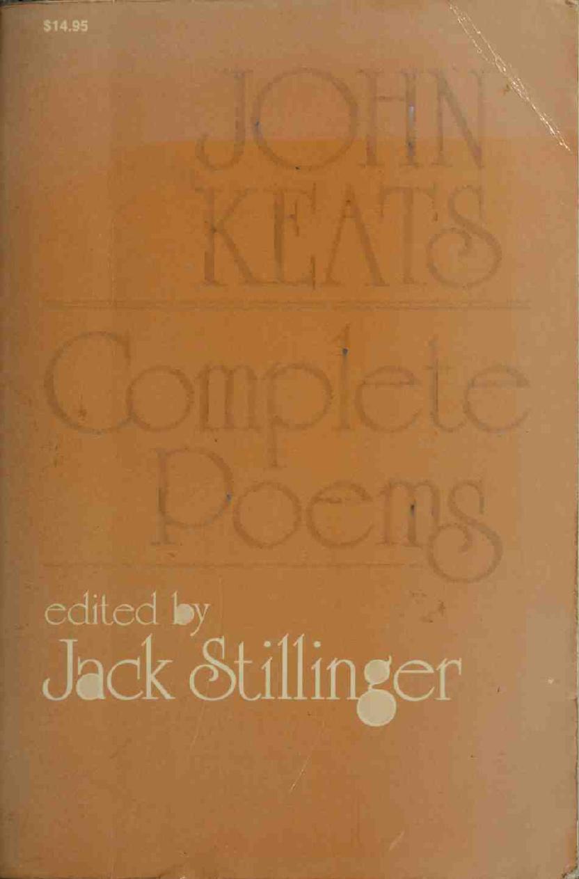 Complete Poems Keats