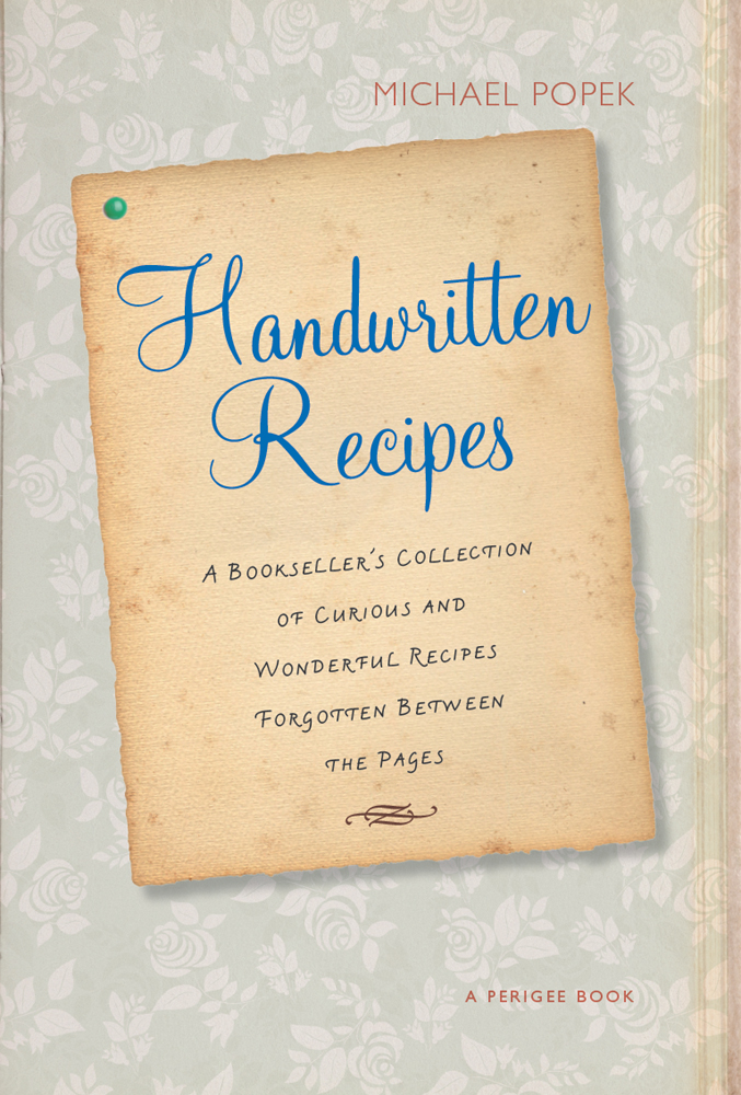 Handwritten Recipes Popek Michael