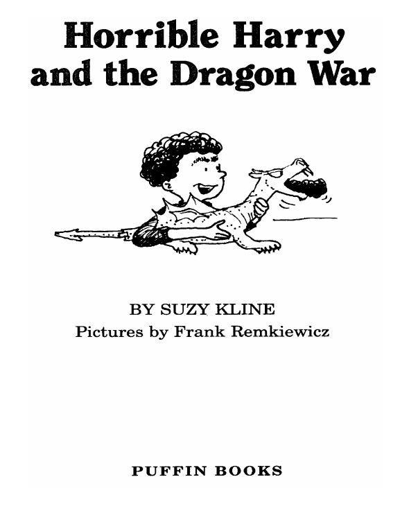 Horrible Harry And The Dragon War Kline Suzy