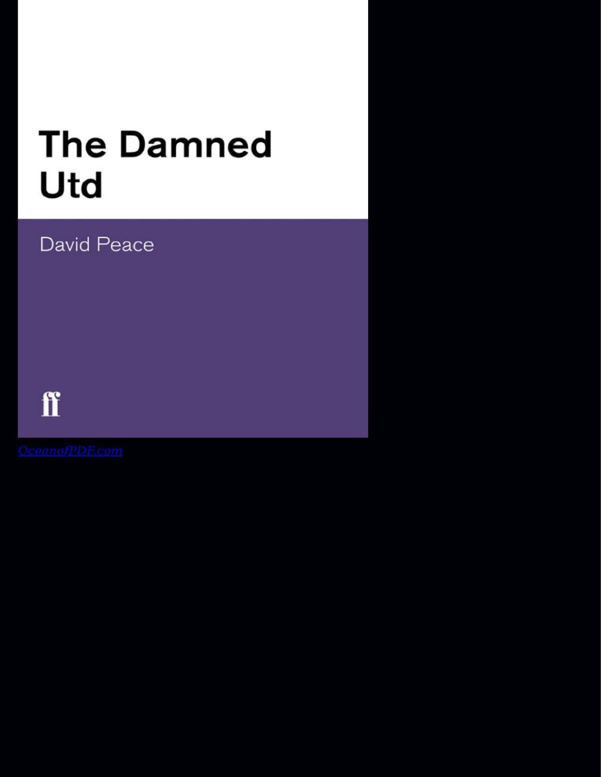The Damned Utd David Peace