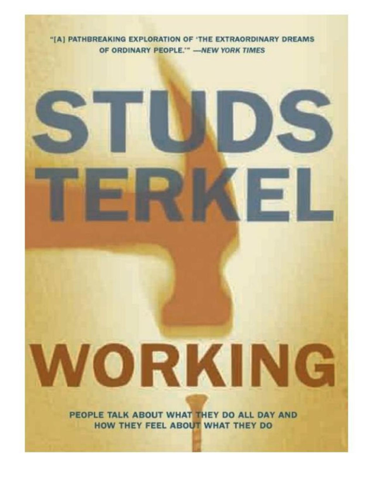 Working Studs Terkel
