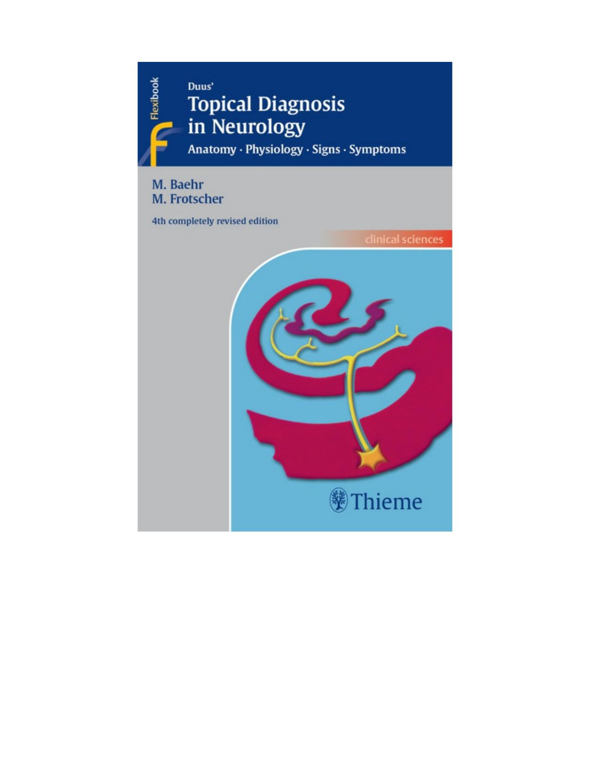 Duus Topical Diagnosis In Neurology Mathias Baehr Michael Frotscher