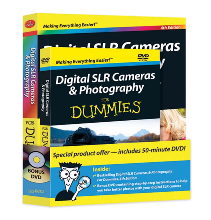 Digital Slr Cameras For Dummies For Dummies 4th Ed Hoboken Nj Chichester 2012 David D Busch