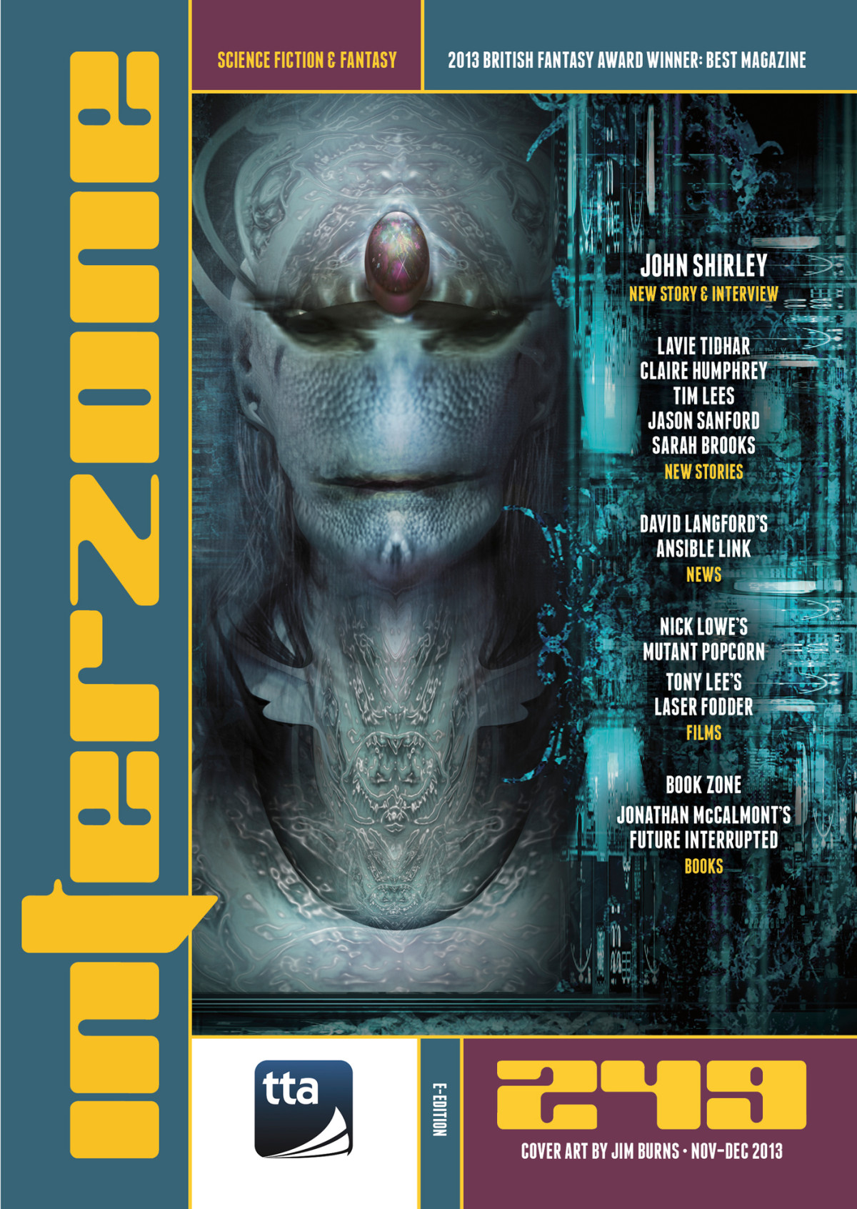 Issue 249 Novdec 2013 Fiction Interzone Science Fantasy